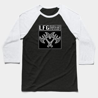 LFG Looking For Group Barbarian Class Dual Axes Dungeon Tabletop RPG TTRPG Baseball T-Shirt